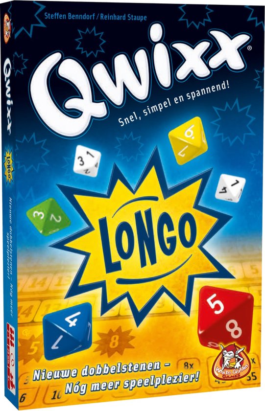 White Goblin Games Qwixx Longo - dobbelspel - basispel cadeau geven
