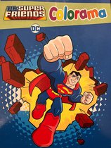 kleurboek superman vol met grote kleurplaten
