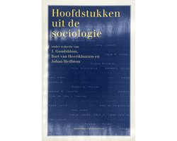 Omslag van Hoofdstukken uit de sociologie