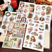 Vintage Kerststickers - 5 vellen - Christmas Sticker