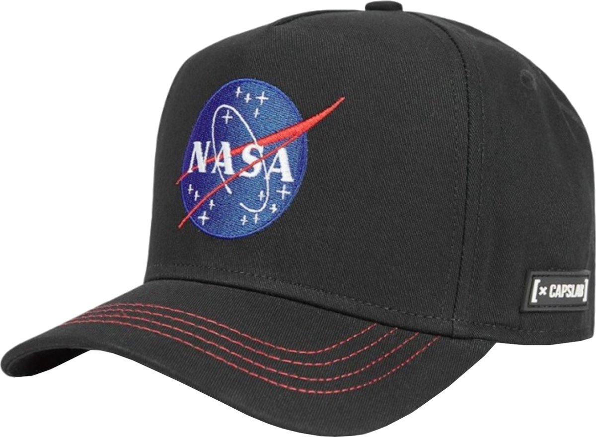 Capslab Space Mission NASA Cap CL-NASA-1-NAS5, Mannen, Zwart, Pet, maat: One size