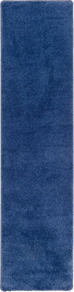 Snapstyle Hoogpolige ruige loper vloerkleed paleis Blauw