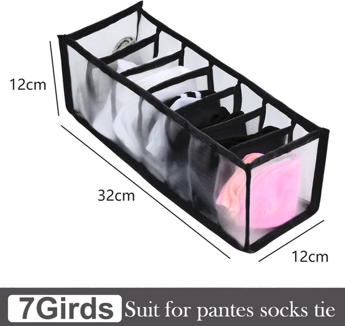 Kleding sokken en ondergoed organizer - Kledingkast kledinglade organizer - Voor ondergoed/sokken