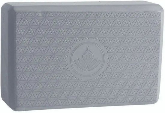 Bloc de yoga gris - 7,5 x 15 x 22,5 cm