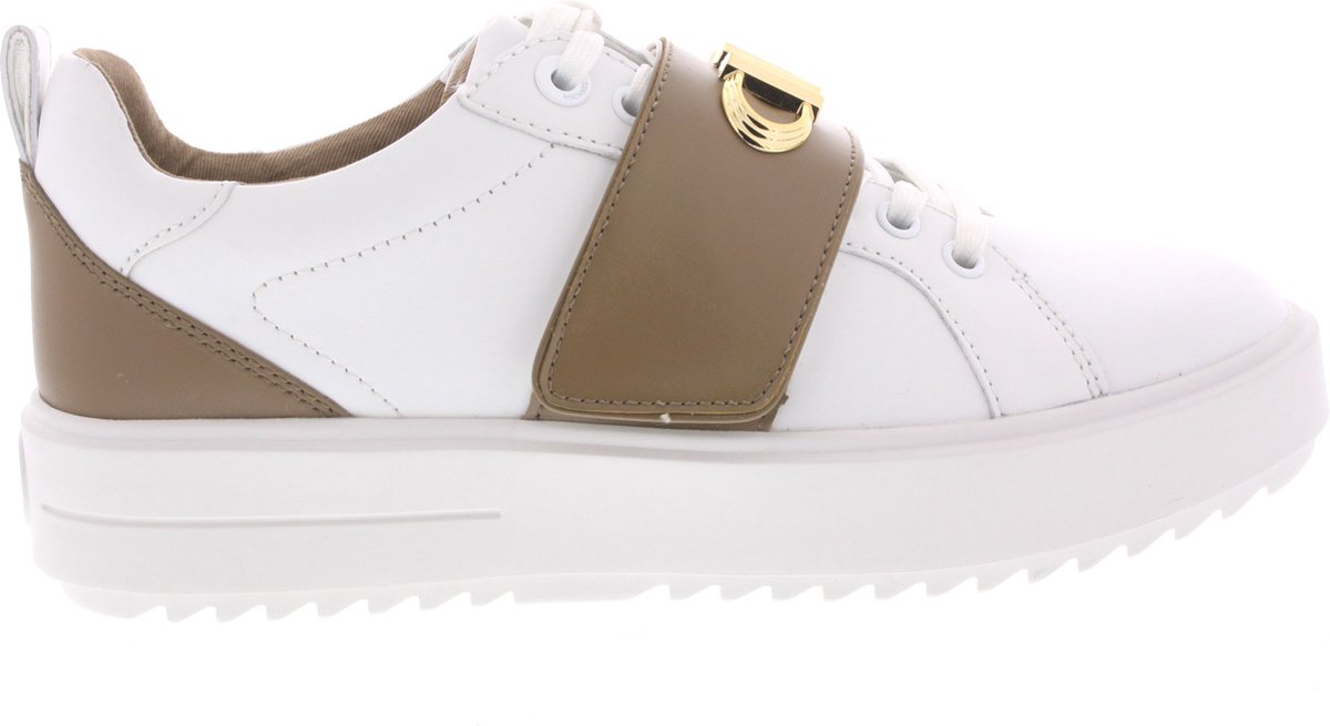 Dames Sneakers Michael Kors Huks Multi Sneaker Wit - Maat 38½