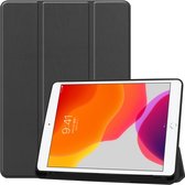 Apple iPad 3/4 magnetische Wallet case /flipcase stand/ hardcover achterzijde/ smart cover kleur Zwart