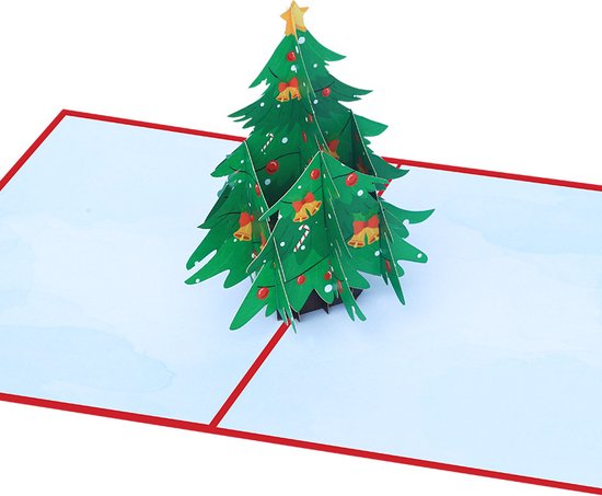 Carte de vœux 3D Pop Up pour Noël - Cartes de vœux avec enveloppe
