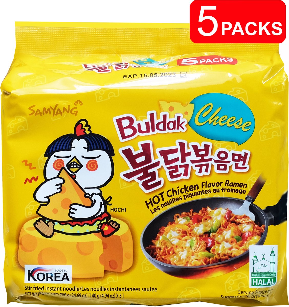 Boîte de nouilles instantanées coréennes 6 Boîte de ramen coréenne