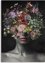 Melli Mello - Wall Art - 70x100cm - Plexiglas - Interieur - Floral Thoughts - Woonaccessoire - Wanddecoratie - Kunst - Art - Schilderij – Poster