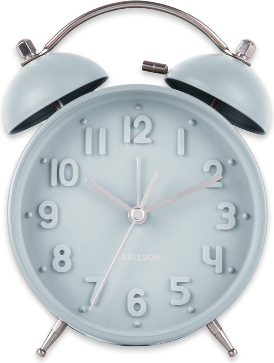 Alarm clock Iconic matt ice blue