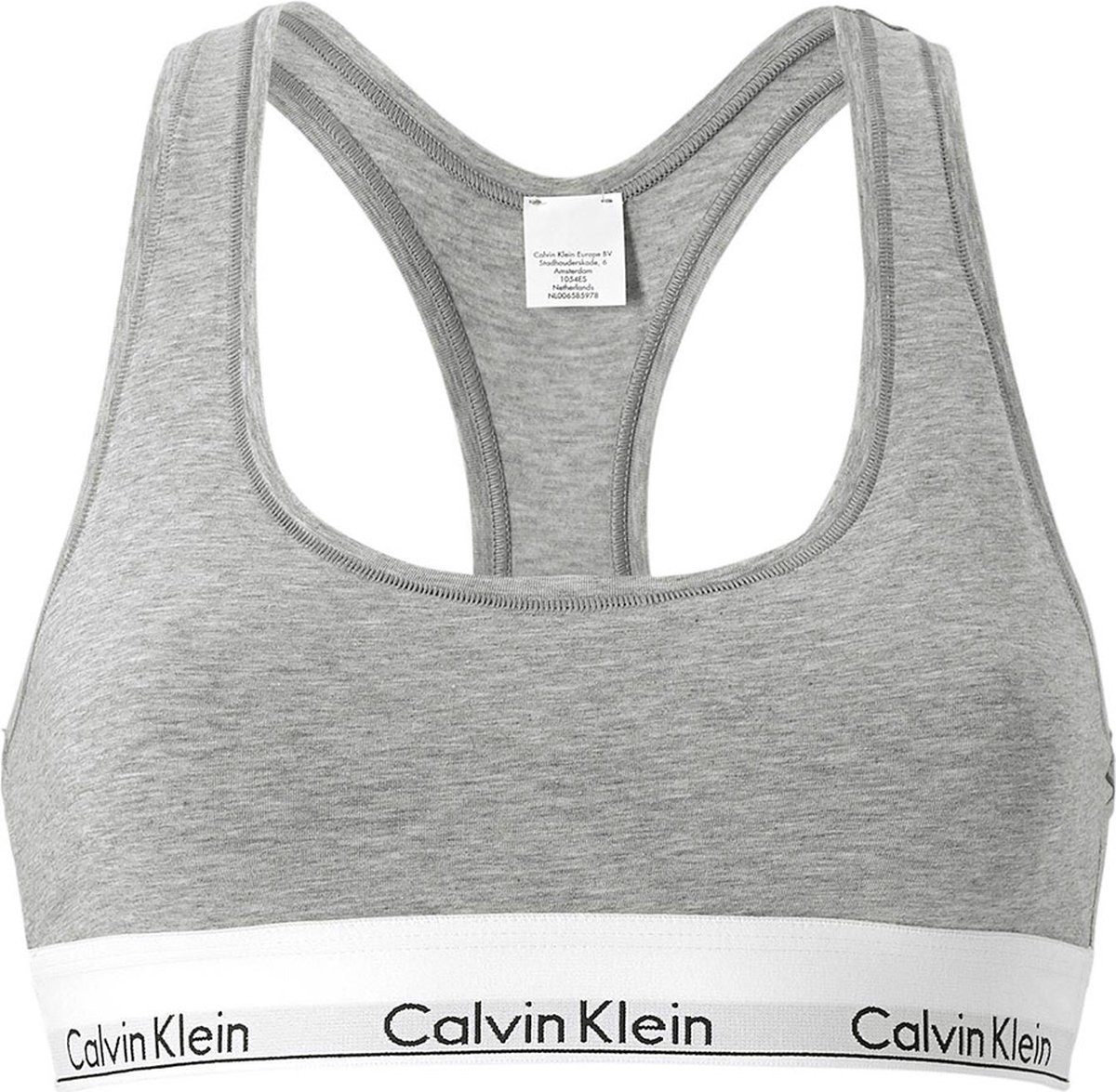 Calvin Klein Modern Cotton Top Dames - Grijs