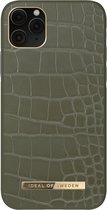 Ideal of Sweden Atelier Case Introductory iPhone 11 Pro/XS/X Khaki Croco
