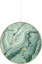 iDeal of Sweden Qi Charger voor Universal Mint Swirl Marble