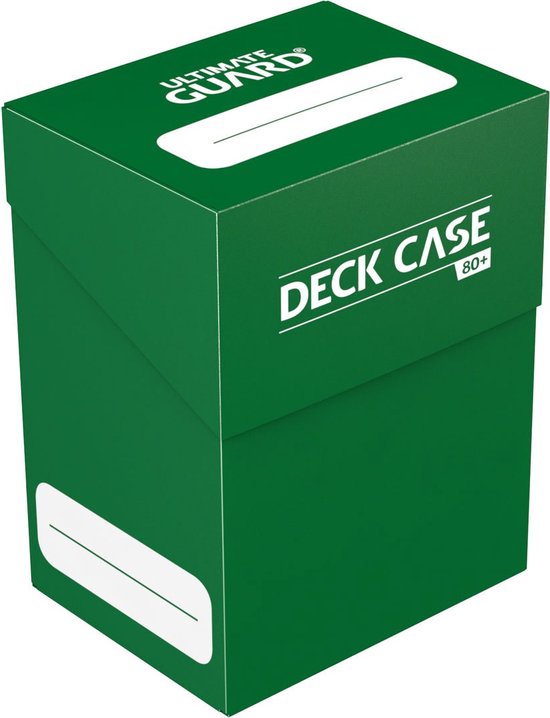 Ultimate Guard Deck Case 80+ Standard Size Green Games