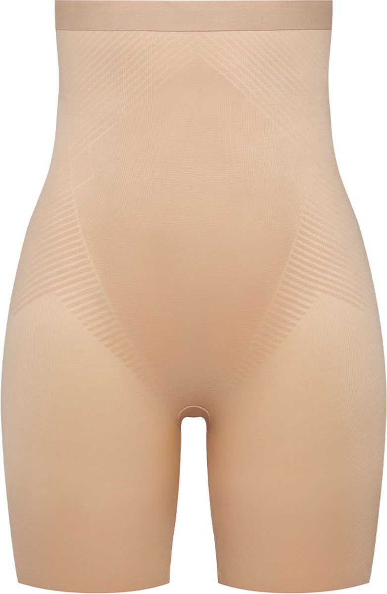 Thinstincts 2.0 High Waisted Mid Thigh Short | Soft Nude