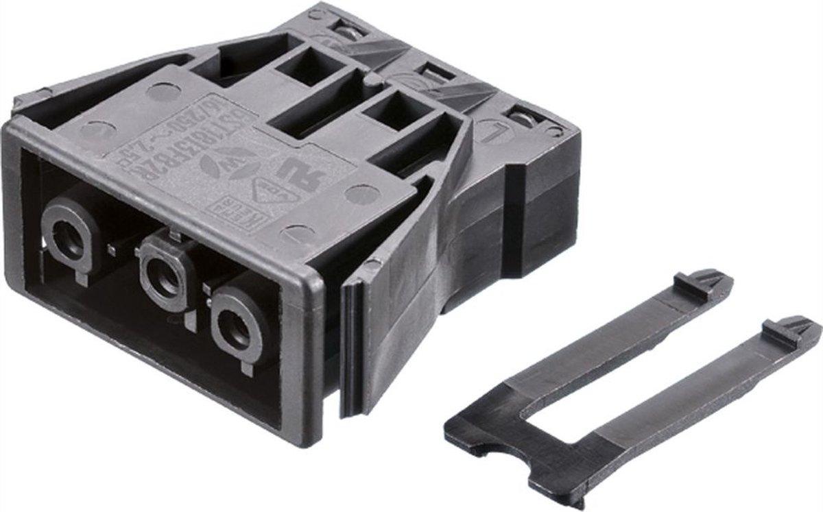 Image of Bachmann installatiestekker inbouw connector - Wieland GST18® (v) / zwart