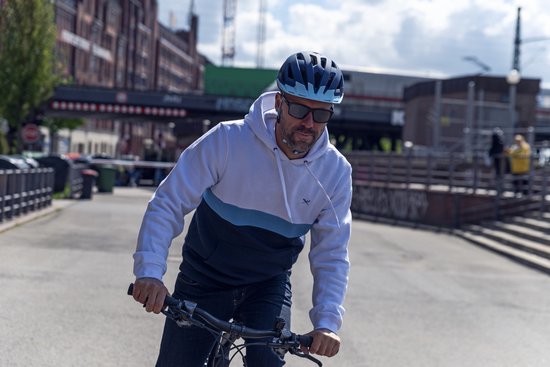 Fietshelm Abus-I 3.0 Glacier Blue Maat S - 51-55cm van Merkloos — afbeelding 3