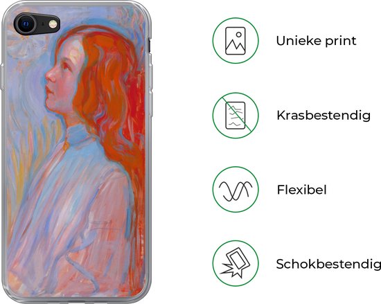 Coque iPhone SE 2020 - Devotion - Piet Mondrian - Coque de téléphone en Siliconen