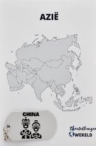 China Sleutelhanger inclusief kaart – China cadeau – beste land- Leuk kado voor je Vriend om te geven - 2.9 x 5.4CM