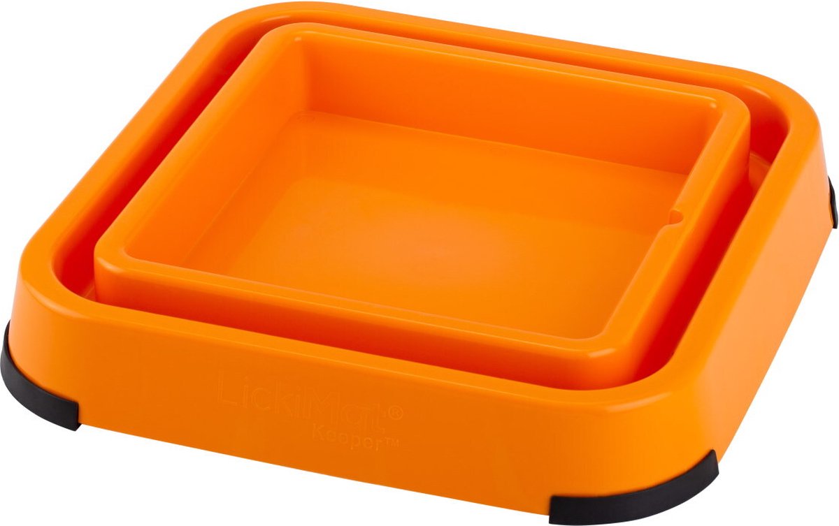 Bol.com Lickimat KEEPER outdoor - Oranje - CE aanbieding