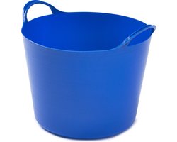 Whitefurze Flexibele emmer - 14 liter - Kunststof - Blauw - 32 x 36 x 25 cm