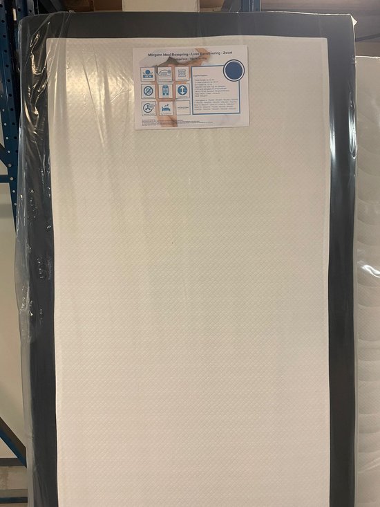 Drôme Ideal - Box spring - Noir - 90 x 200 cm