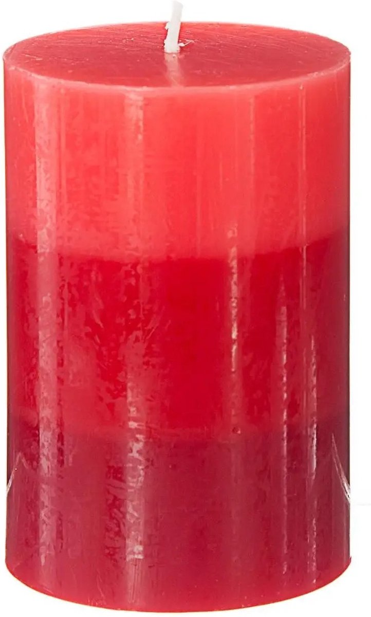 Atmosphera Geurkaars Nina - 1x stuks - Rood fruit - 45 branduren - 7 x 10 cm