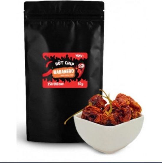 Gedroogde Habanero Pepers 350.000 Scoville Heat Units Hot Chip