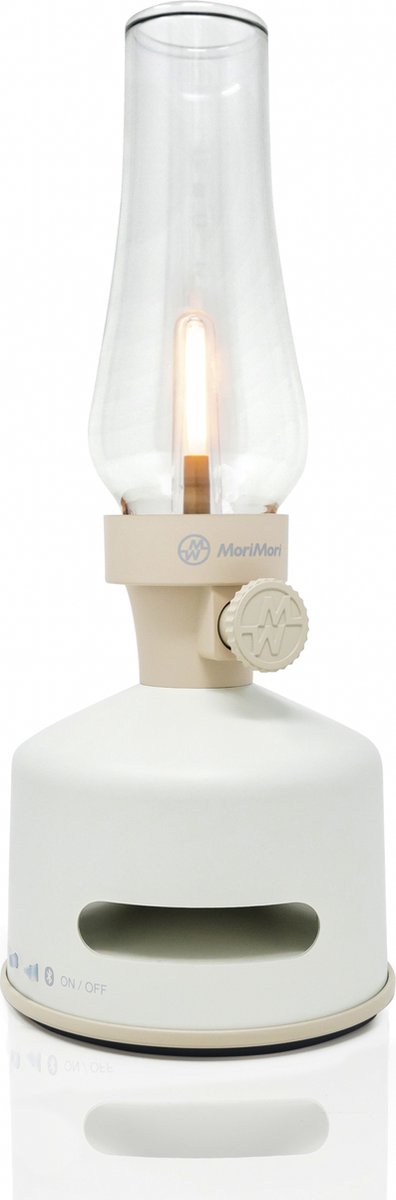 Baladeuse enceinte bluetooth sans fil LED blanc/multicolore dimmable SO PLAY H30cm avec télécommande