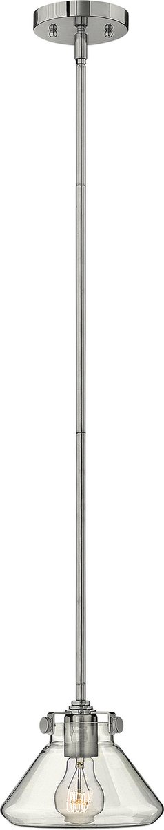 Landelijke Plafondlamp - Steady Lighting - Metaal - Landelijk - E27 - L: 18.5cm - Voor Buiten - Woonkamer - Eetkamer - Zwart