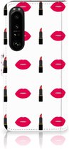 Telefoonhoesje Sony Xperia 1 IV Beschermhoes Lipstick Kiss