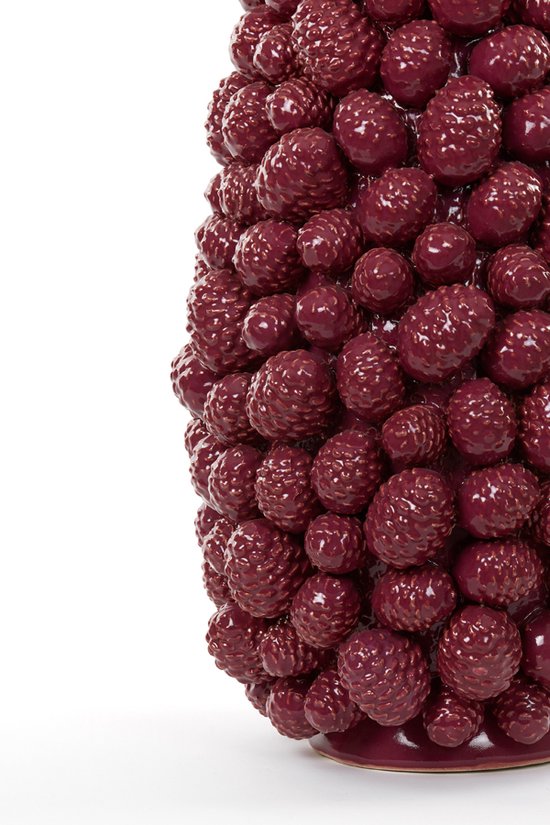 Light&living Vaas 35x35x76,5 cm PINECONE keramiek paars