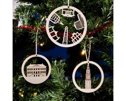 Kerstballen Groningen Jouw Favoriete Stad in de Kerstboom City Shapes