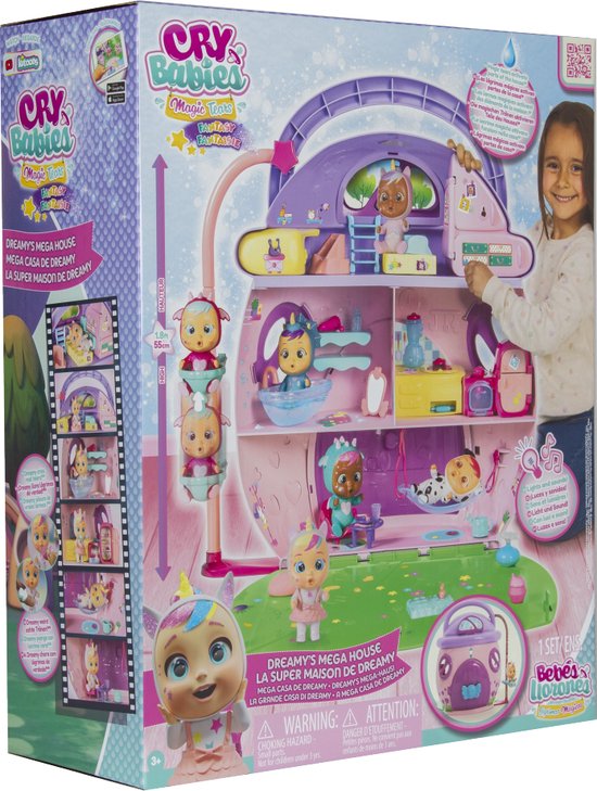 IMC Toys Cry Babies Magic Tears Dreamy's Mega House poppenhuis
