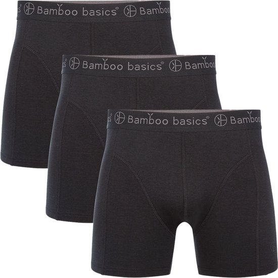 Bamboo Basics - Boxershorts Rico (3-pack) Heren - Zwart - L