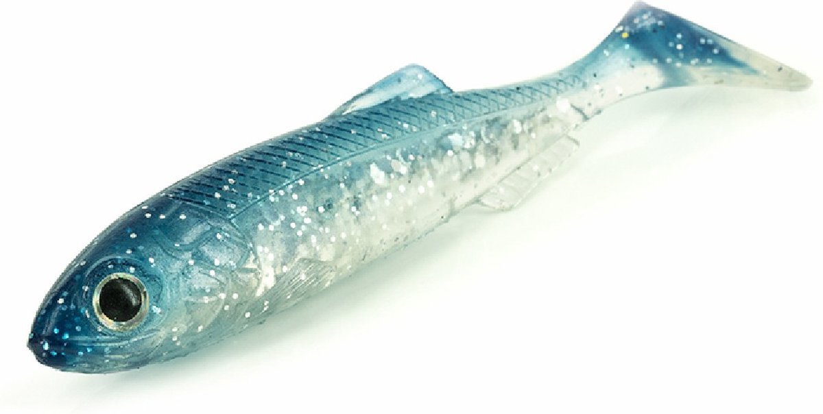 Molix Real Thing Shad 9cm 5St. Blue Back Silver Flake