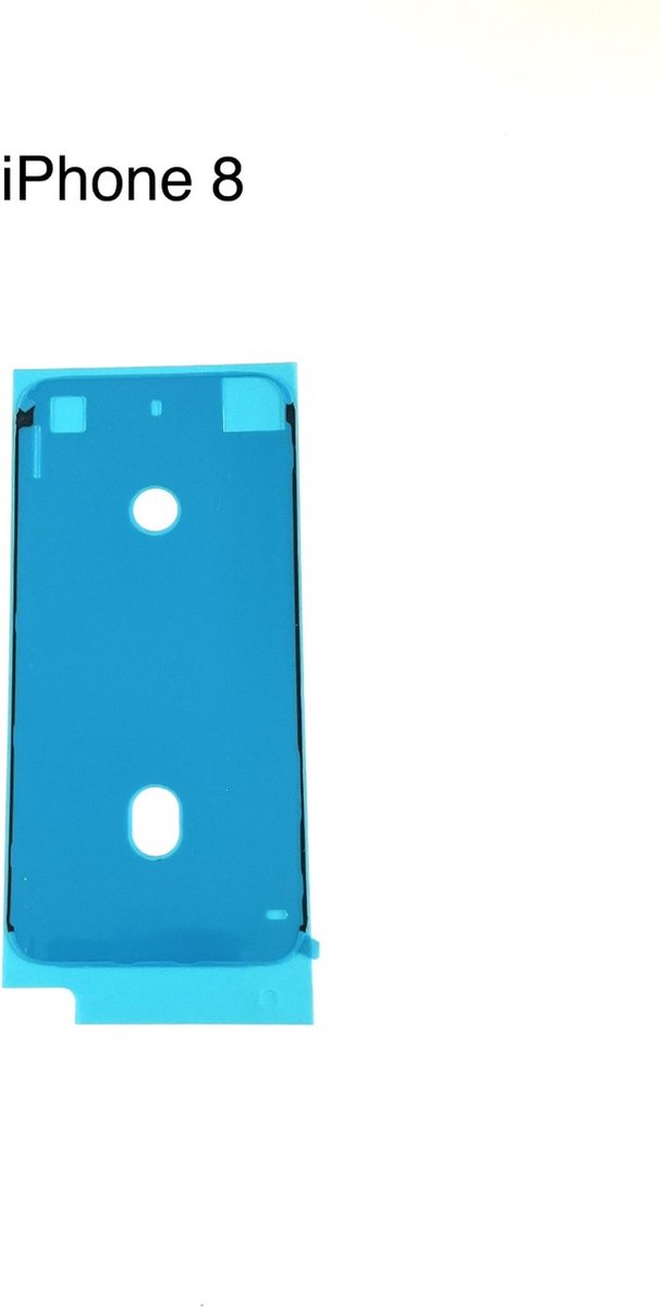 iPhone 8 wit Frame Sticker – Scherm Plakstrip – Waterdicht Lijmdeel