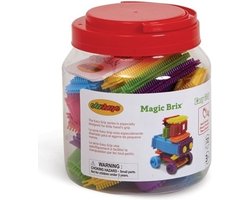 foto van Edushape Sensorische Magic Brix in pot - 72 stuks