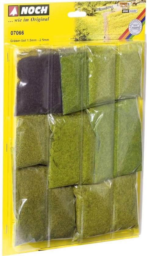 Foto: Noch 7066 gras assortiment groen