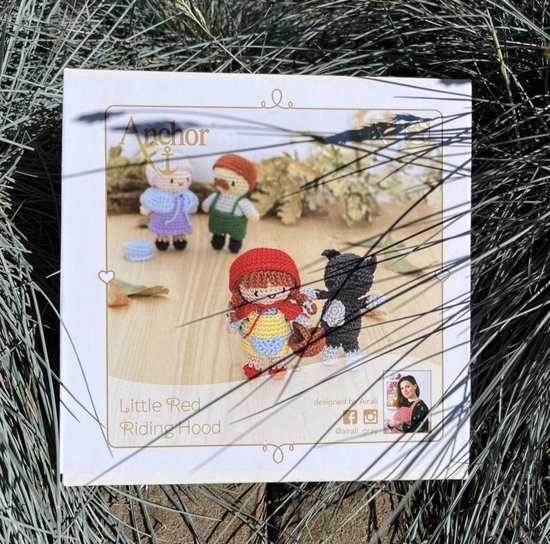Roodkapje haakpakket - Anchor - Amigurumi haakpakket - Amigurumi haken