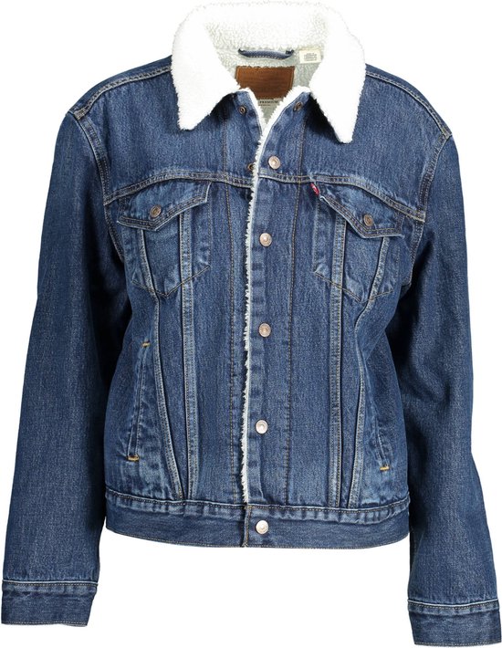 Levi's Jas In Jeans Blauw XS Dames