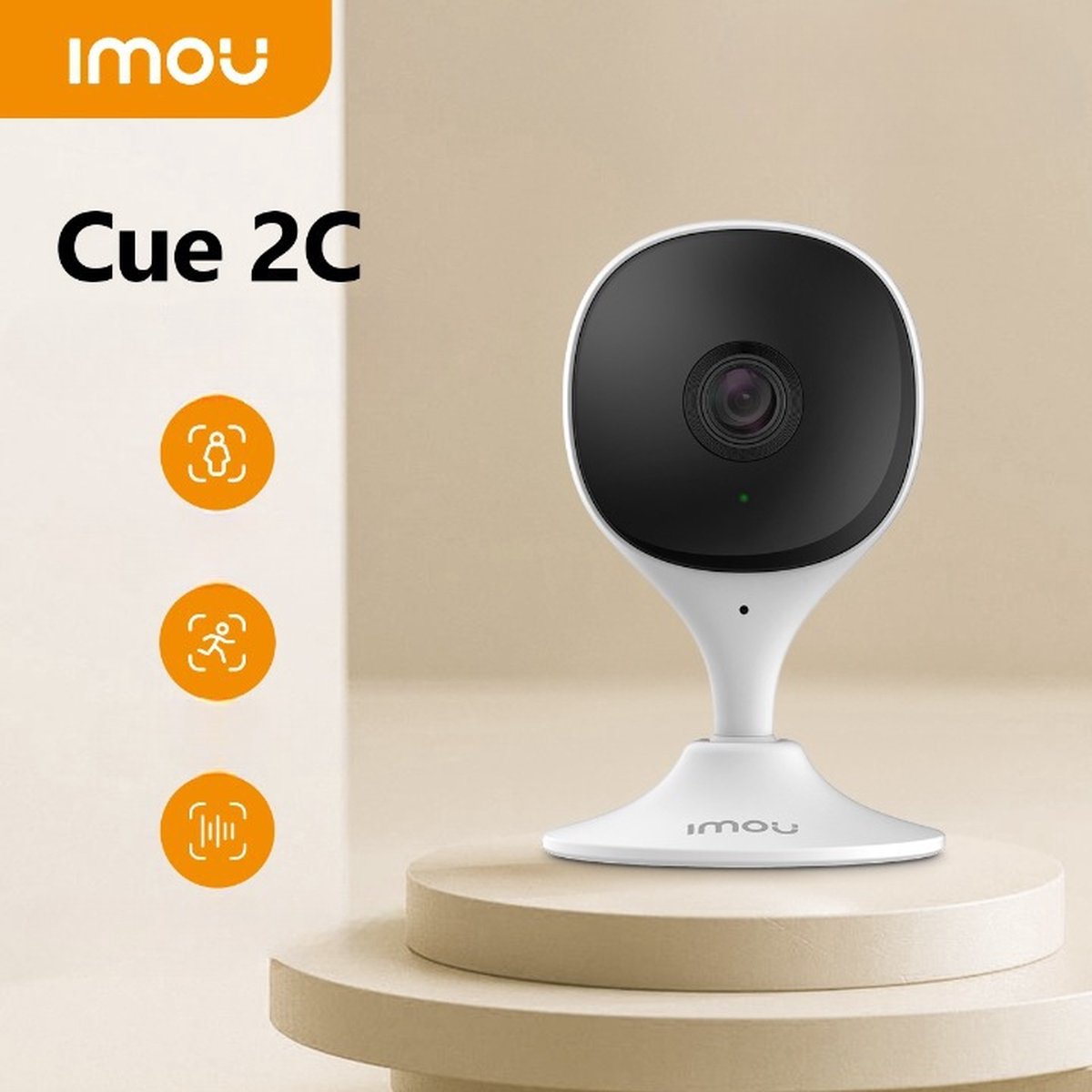 Imou Hondencamera – Multifunctioneel – Met 32GB SD – Nacht functie – Wit/Zwart