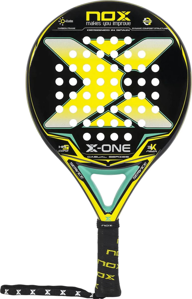 Nox X-One Casual Yellow Padel Racket