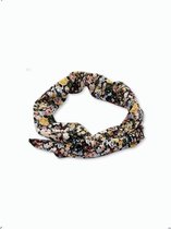 Duurzaam cadeau - Flexibele haarband - IJzerdraad - Vintage bloemen - 90 cm