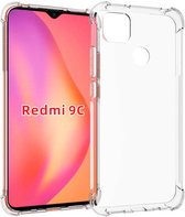 Xiaomi Redmi 10A Hoesje - MobyDefend Transparante Shockproof TPU Gelcase - Verstevigde Hoeken - Volledig Doorzichtig - GSM Hoesje - Telefoonhoesje Geschikt Voor Xiaomi Redmi 10A