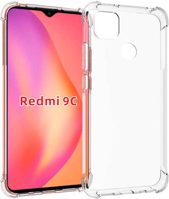 Xiaomi Redmi 10A Hoesje - MobyDefend Transparante Shockproof TPU Gelcase - Verstevigde Hoeken - Volledig Doorzichtig - GSM Hoesje - Telefoonhoesje Geschikt Voor Xiaomi Redmi 10A