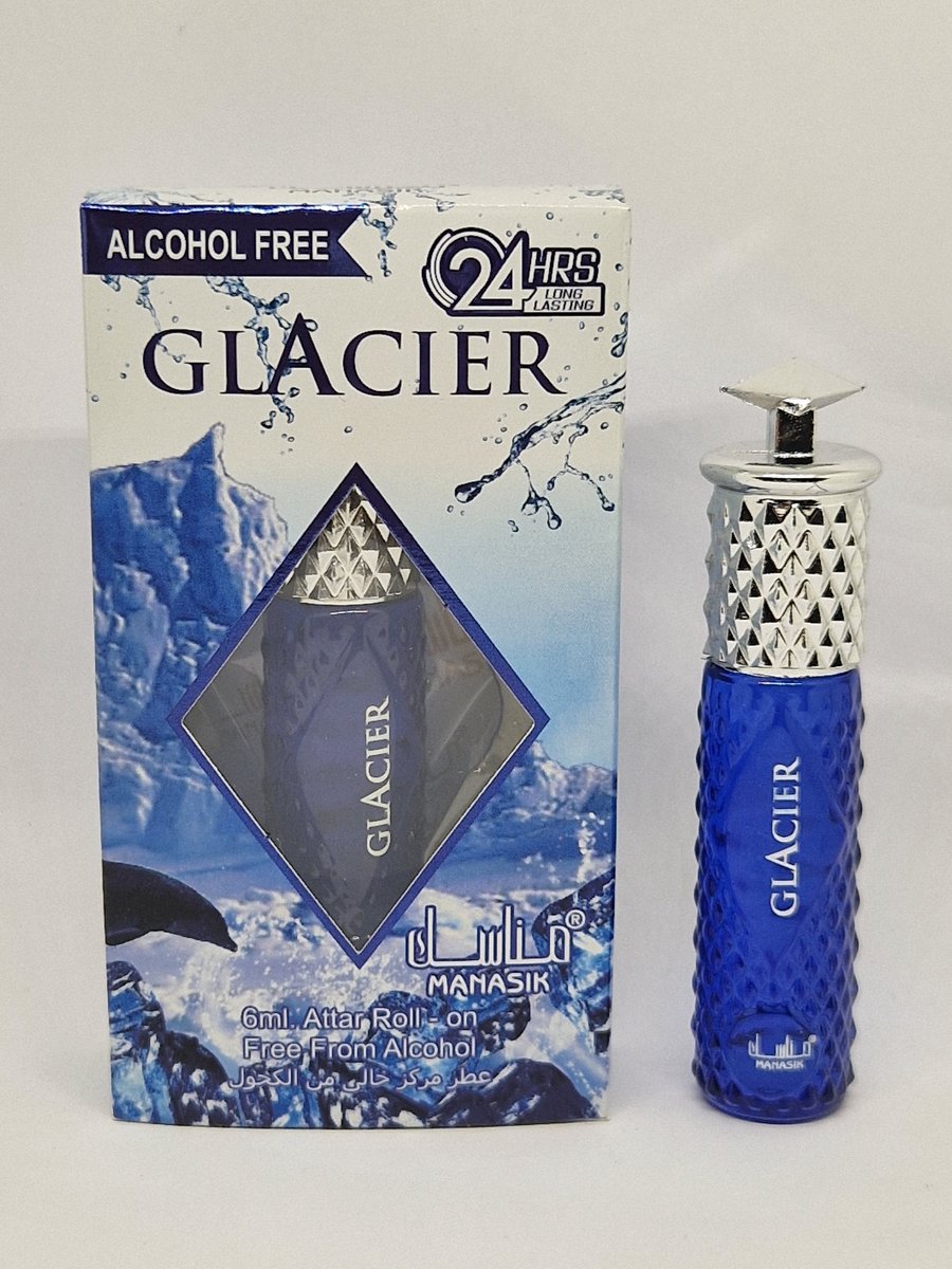 Glacier - 6ml roll on - Manasik - Alcohol Free
