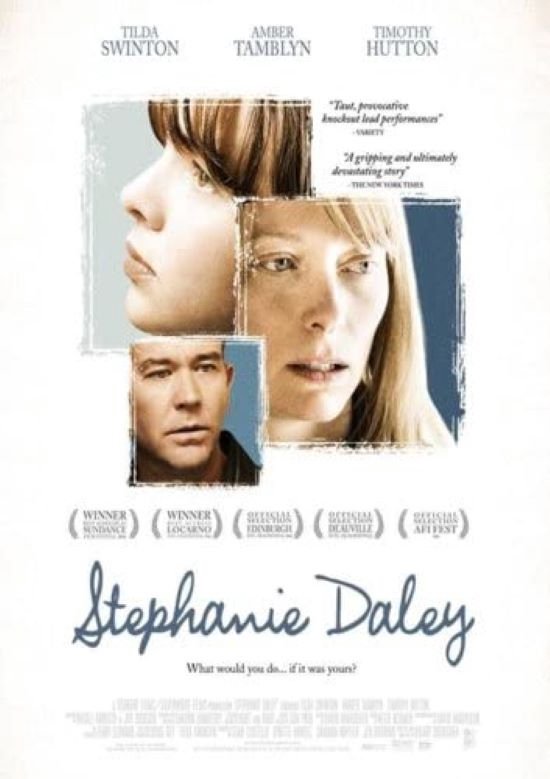 Filmposter voor 'Stephanie Daley' met Tilda Swinton, Amber Tamblyn en Timothy Hutton.