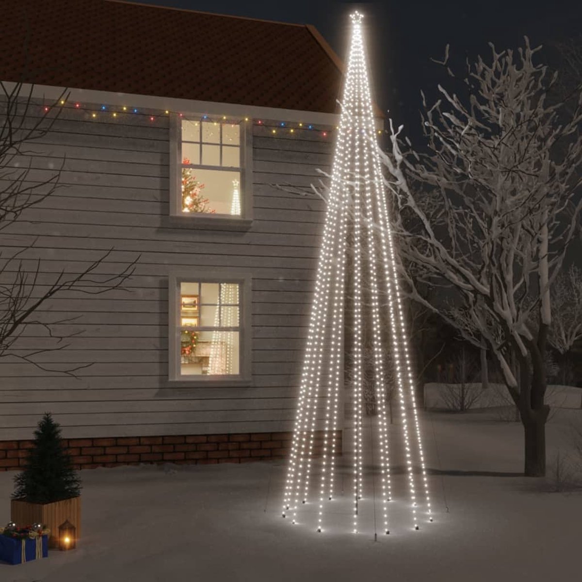 Prolenta Premium - Kerstboom met grondpin 1134 LED's koudwit 800 cm
