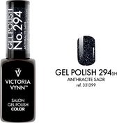 Victoria Vynn – Salon Gelpolish 294 Anthracite Sadr (flash zwart / grijs) - reflecterende gel polish - gellak - reflect - reflectie - glitter - nagels - nagelverzorging - nagelstyliste - uv / led - nagelstylist - callance